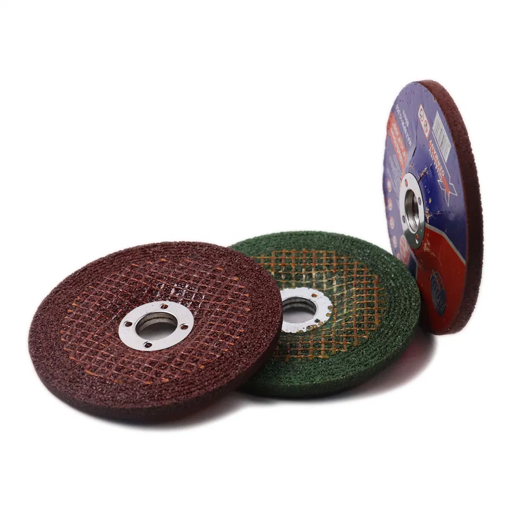 4.5" 115X6.0X22.2mm MPa ISO Resin Bonded Abrasive Grinding Wheels for Inox or Metal